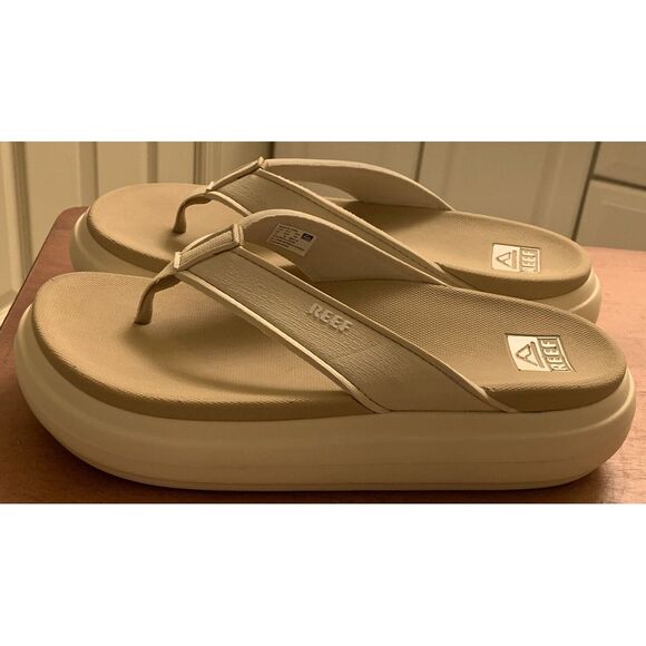Reef Womens Cushion Bondi Platform Summer Beach Sandals Thongs Flip Flops Size 9 - Picture 6 of 10